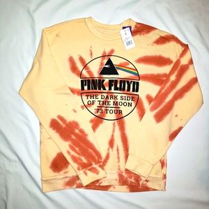 Pink Floyd Sweat Shirt Pullover Dark Side of Moon Size Small